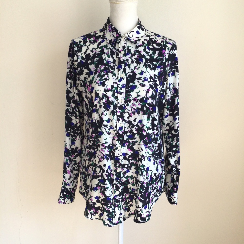 BANANA Republic Size S Blouse Long Sleeves Button Up